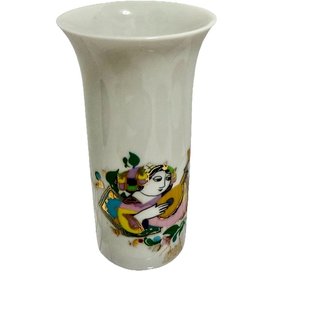 Vintage "Rosenthal" BJORN WIINBLAD signed Vase‎ Studio Linie 4" Tall